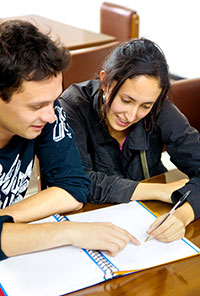Student writing