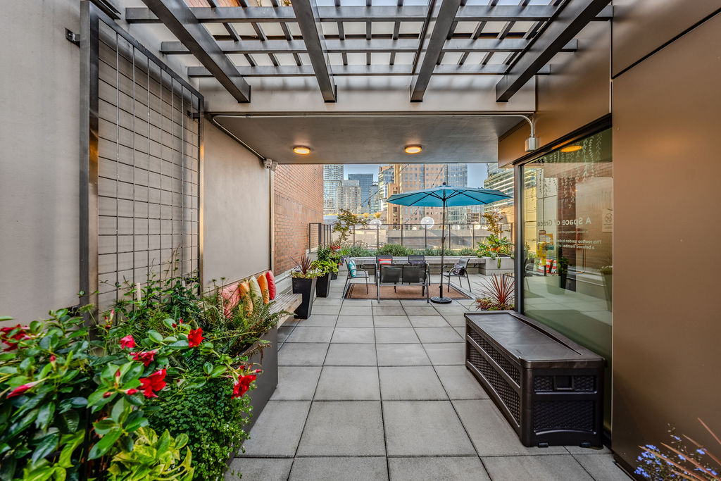 YWCA Hotel Rooftop Patio-Wide Shot